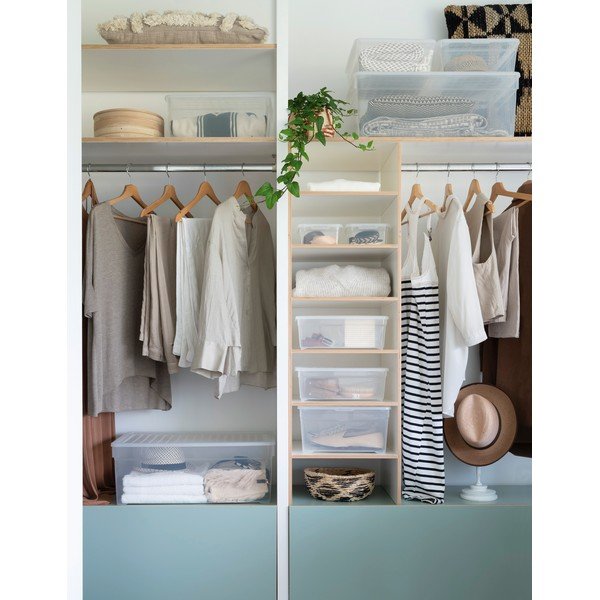 Plastična škatla za shranjevanje s pokrovom 60x39x23 cm – Curver-image-2