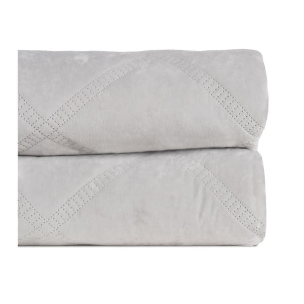 Kremno belo prešito pregrinjalo 230x260 cm – Ixia