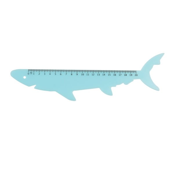 Plastično ravnilo Rex London Shark