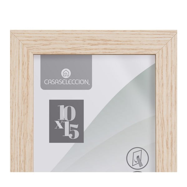Samostoječ ali stenski okvir v naravni barvi 12,5x17,5 cm Sencillo – Casa Selección-image-1