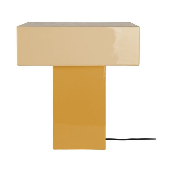 Rumena namizna svetilka (višina 35 cm) Grato Recto – Leitmotiv