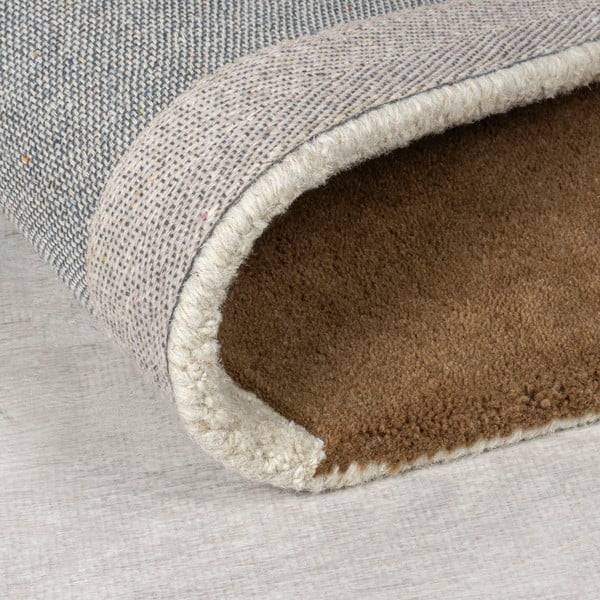 Rjava/bež ročno tkana volnena preproga 200x290 cm Glow – Flair Rugs-image-4