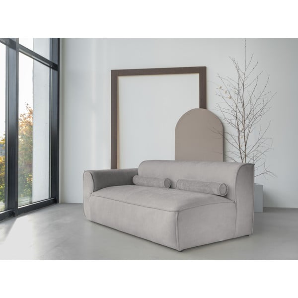 Svetlo siv modul za sedežno garnituro (levi kot) Flex Felix – Miuform-image-1