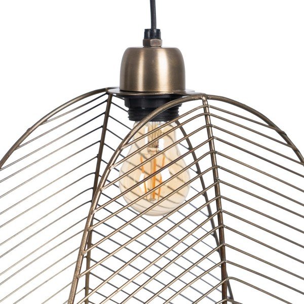 Viseča svetilka v zlati barvi s kovinskim senčilom – Ixia-image-1