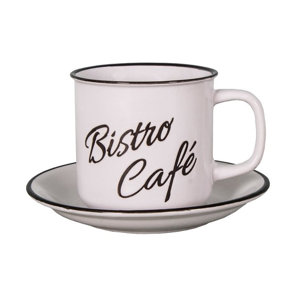 Bela skodelica in krožnik Antic Line Bistro - Café