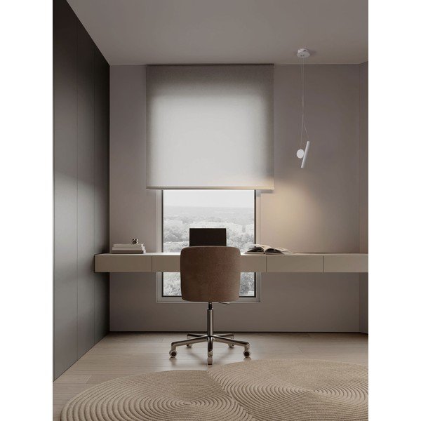 Bela aluminijasta LED viseča svetilka ø 23,5 cm Vero – Nova Luce-image-1
