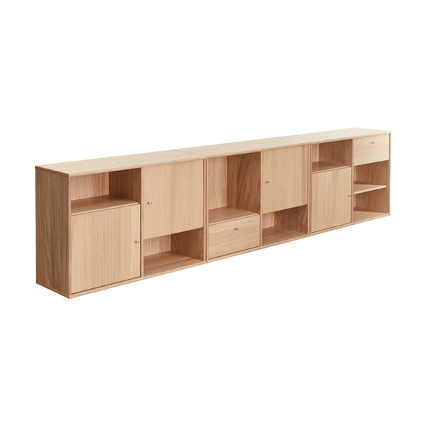 Nizka komoda v hrastovem dekorju 267x61 cm Mistral - Hammel Furniture-image-3
