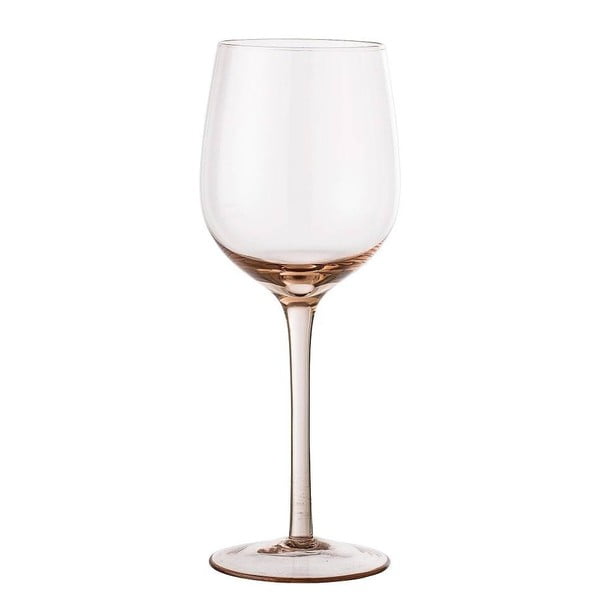 Svetlo roza kozarec za vino Bloomingville Wine Glass