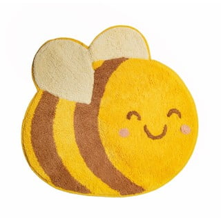 Oranžna bombažna preproga Sass & Belle Bee Happy, 55,5 x 57 cm