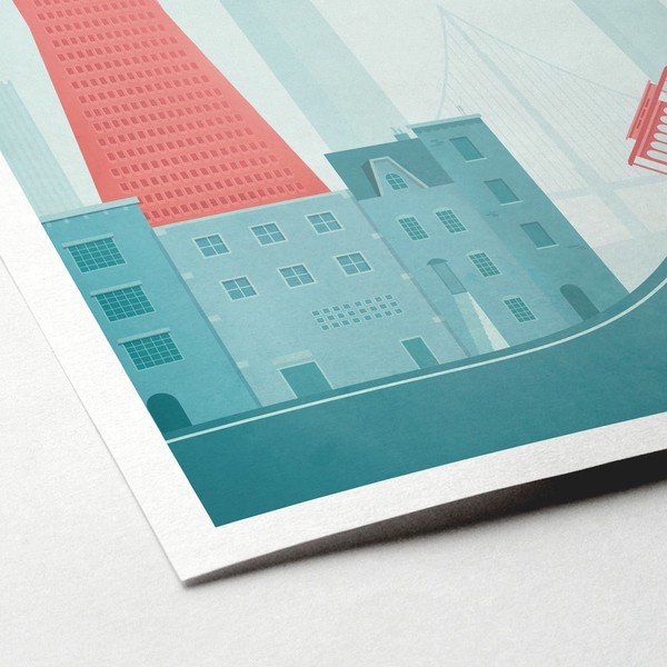 Plakat Travelposter San Francisco, 30 x 40 cm-image-2