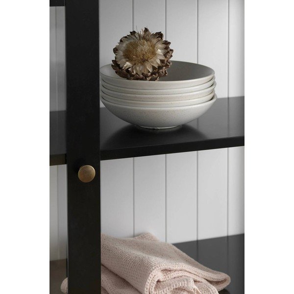 Črna vitrina iz MDF plošč 98x193x34 cm Wilma – Ellos Home-image-2