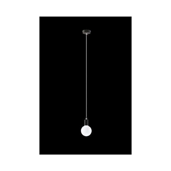 Siva viseča svetilka Sollux Bombilla-image-2