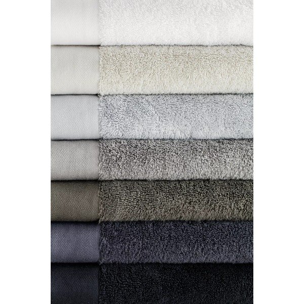 Antracitno sive frotirne brisače v kompletu 2 ks iz organskega bombaža 30x50 cm Riva – Blomus-image-2