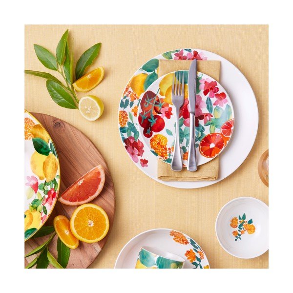 Bel porcelanast krožnik ø 27,5 cm Capri – Maxwell & Williams-image-1