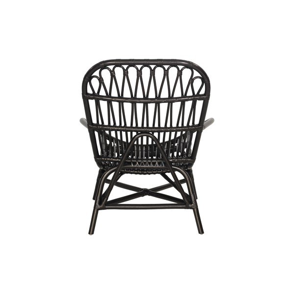 Črn vrtni fotelj iz ratana Bonami Essentials Sara-image-4