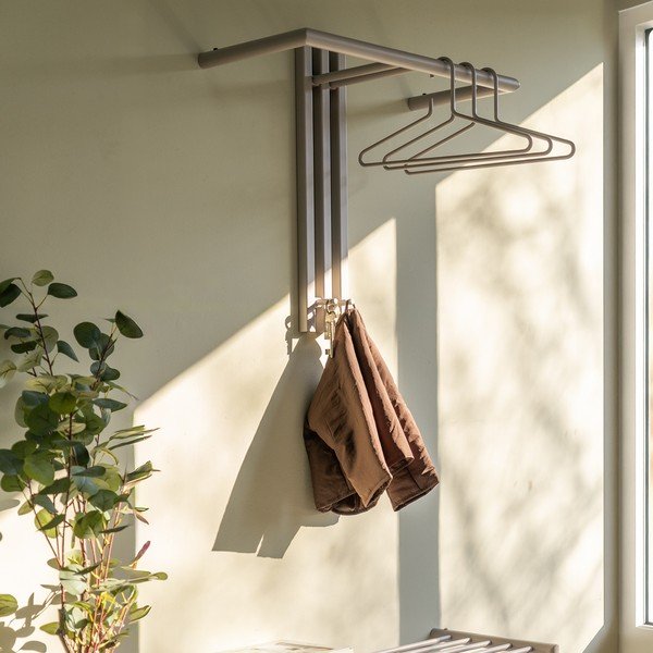 Sivorjav jeklen stenski obešalnik 65 cm Senza – Spinder Design-image-1