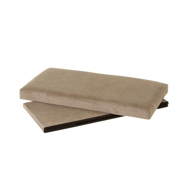 Bež žameten tabure Velvet – Casa Selección-image-2