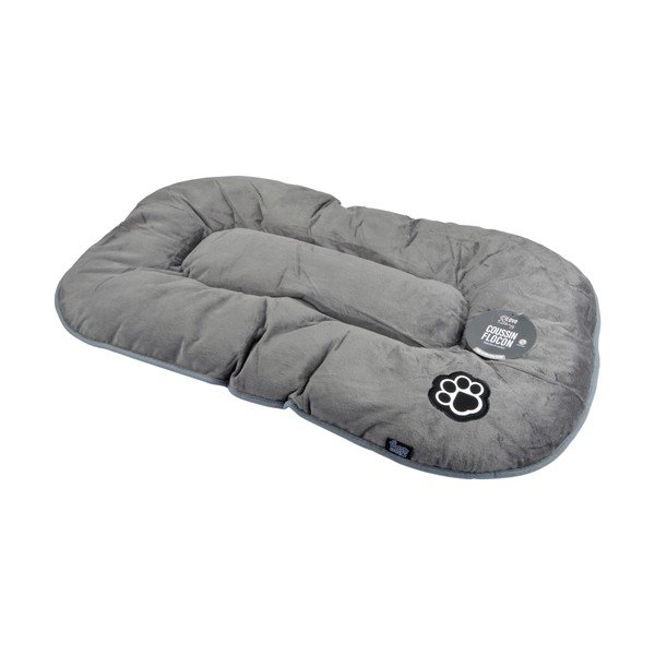 Siva podloga za pse iz semiša 107x62 cm Flakes – Love Story-image-2