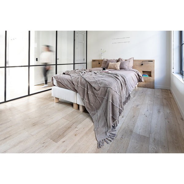 Svetlo rjavo bombažno pregrinjalo za zakonsko posteljo 250x260 cm Sahara - Tiseco Home Studio-image-1