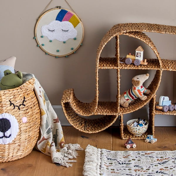 Otroška polica iz ratana Elmar - Bloomingville Mini-image-1