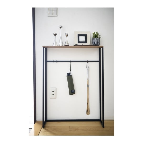 Črna stranska mizica 18.5x60 cm Tower – YAMAZAKI-image-1