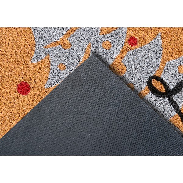 Predpražnik z božičnim motivom iz kokosovih vlaken 40x70 cm Silver Christmas – Hanse Home-image-4