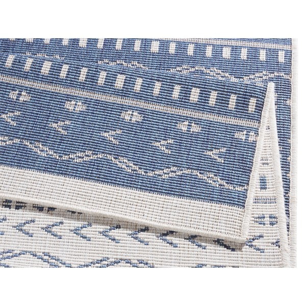 Modro-smetanova preproga NORTHRUGS Kuba, 80 x 250 cm-image-4