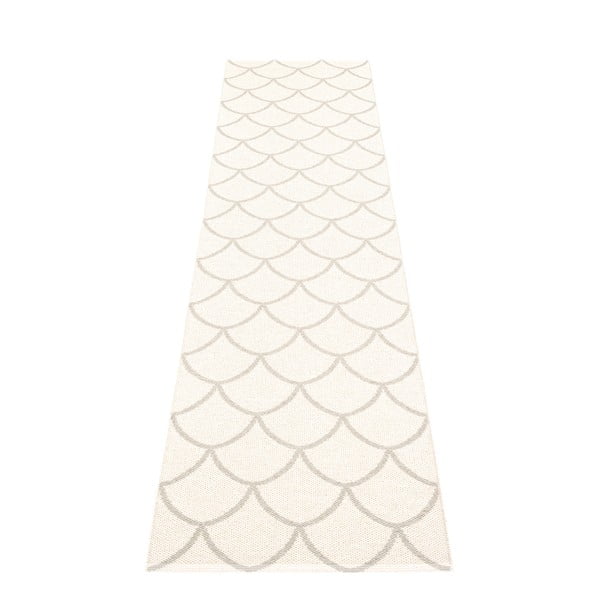 Kremno bel zunanji in notranji tekač 70x300 cm Kotte Linen – Pappelina-image-2