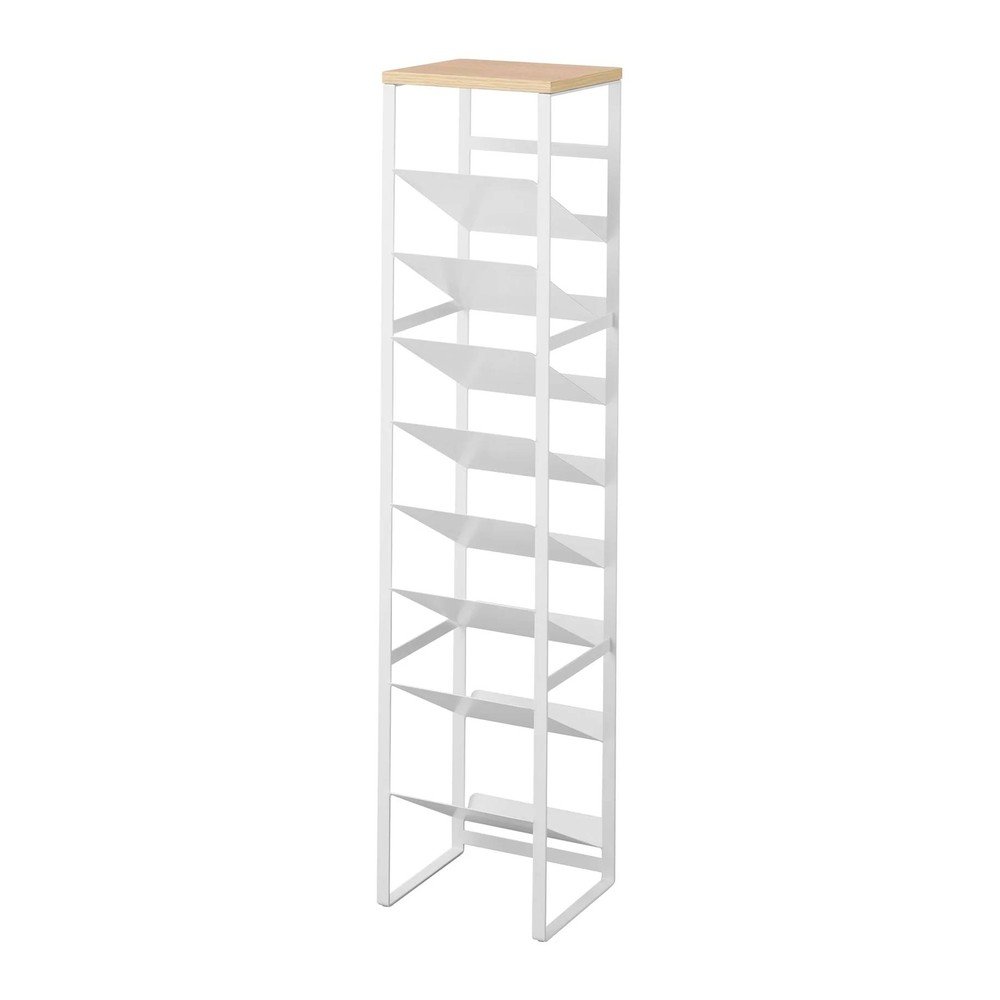 Belo kovinsko držalo za vino za 16 steklenic 20x88,5x19 cm Tower