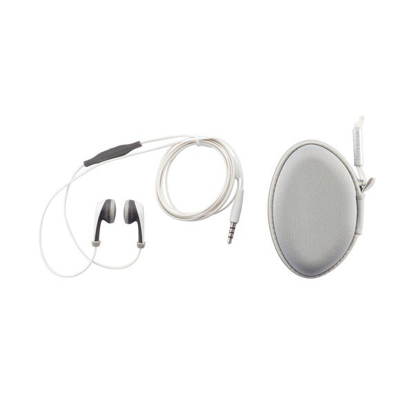 Slušalke XD Design Oova Mic Grey/White-image-2