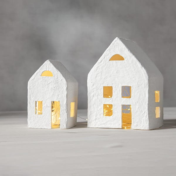 Bela božična svetlobna dekoracija 2 ks Plain – Star Trading-image-2