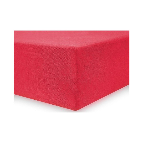 Rdeča elastična rjuha DecoKing Nephrite Red, 100-120 cm-image-2