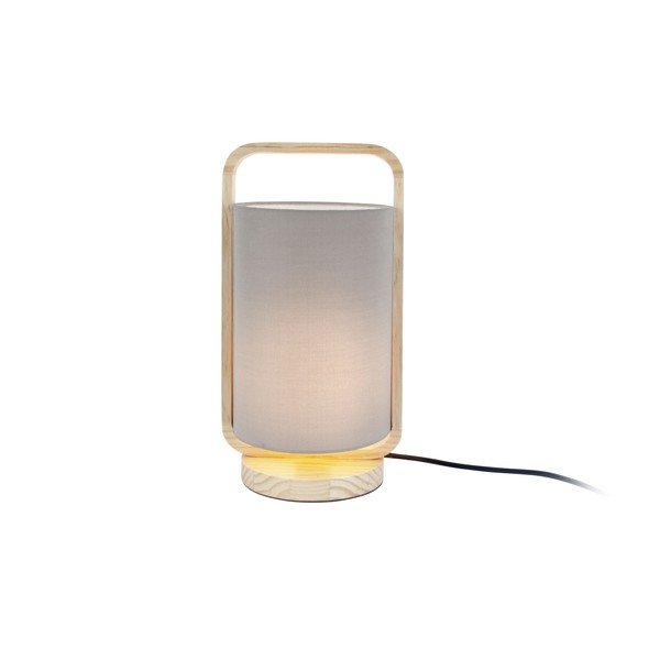 Siva namizna svetilka Leitmotiv Snap, višina 21,5 cm-image-2