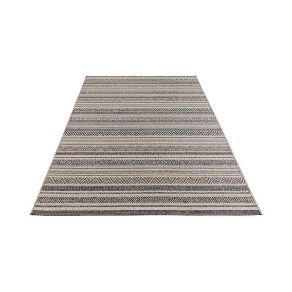 Rjavo-siva zunanja preproga Elle Decoration Bloom Rodez, 80 x 150 cm-image-2