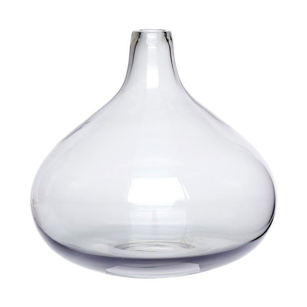 Steklena vaza Hübsch Gra, višina 21 cm