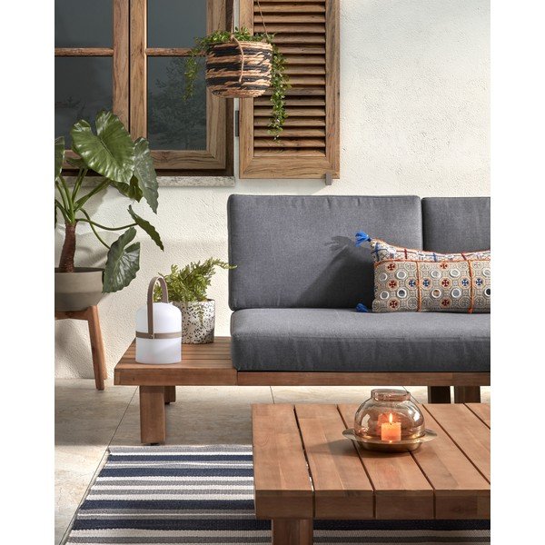 Bela zunanja svetilka Kave Home Janvir, višina 26,5 cm-image-4