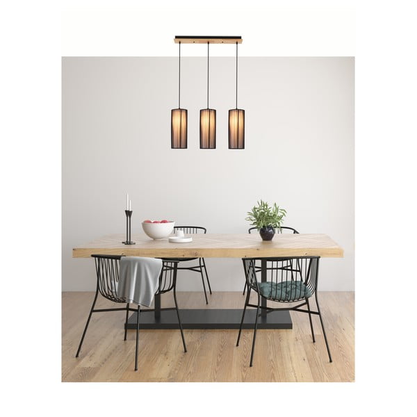 Viseča svetilka s tekstilnim senčilom Kioto – Candellux Lighting-image-1