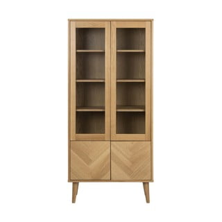 Vitrina v dekorju hrasta 80x178 cm Nagano - Actona