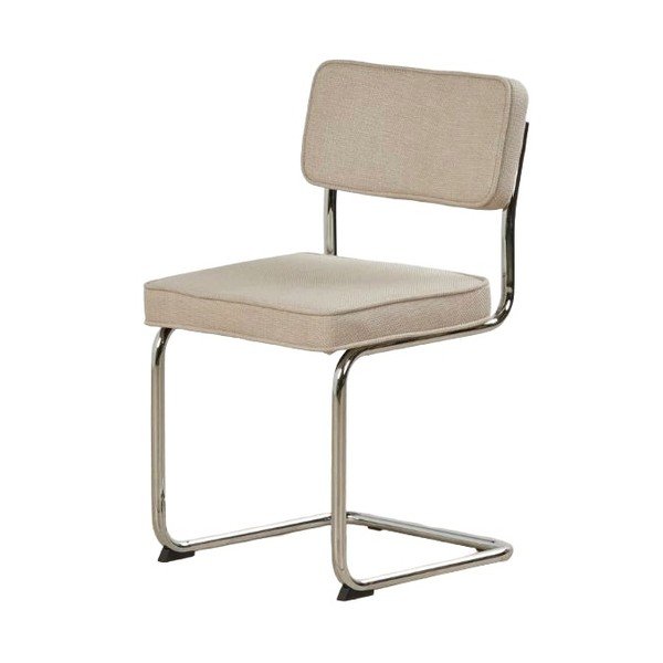 Bež oblazinjen gugalni jedilni stol Rupert – Unique Furniture