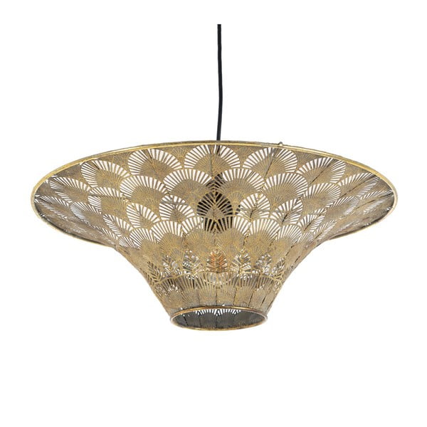 Viseča svetilka v zlati barvi s kovinskim senčilom ø 47,5 cm – Ixia-image-2