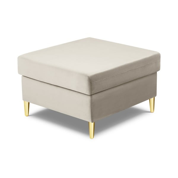 Bež žameten tabure Kyoto – Cosmopolitan Design-image-2