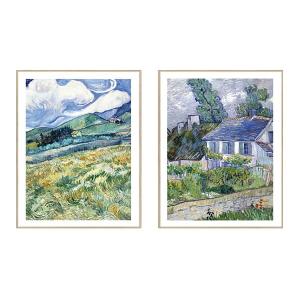 Slike v kompletu reprodukcije 2 ks 30x40 cm Van Gogh – knor