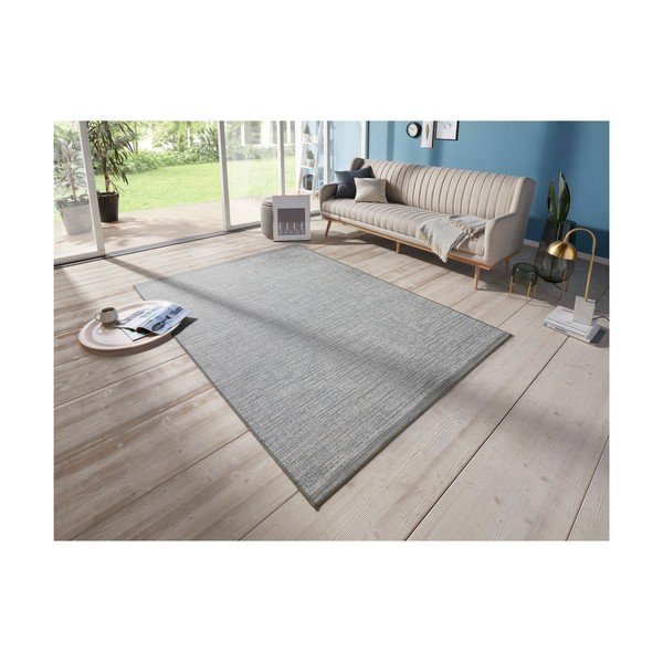 Modra zunanja preproga Elle Decoration Curious Lens, 77 x 150 cm-image-4