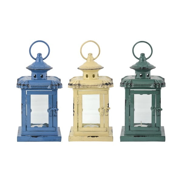 Komplet 3 kovinskih svetilk Esschert Design Romantique, višina 21,5 cm-image-3