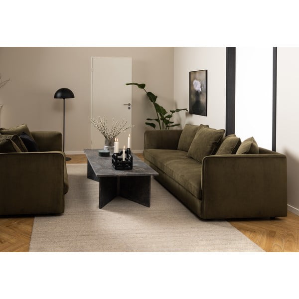 Črna marmorna mizica 70x140 cm Vega – Actona-image-2