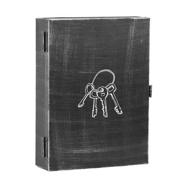 Črna kovinska škatla za shranjevanje ključev LABEL51