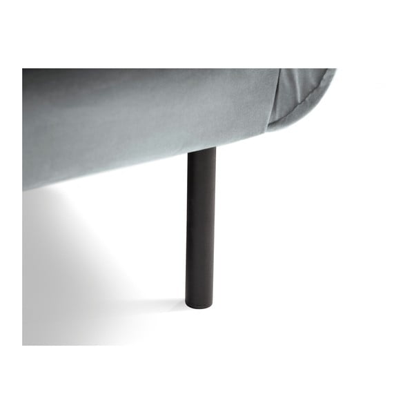 Svetlo siv žametni fotelj Cosmopolitan Design Vienna-image-4