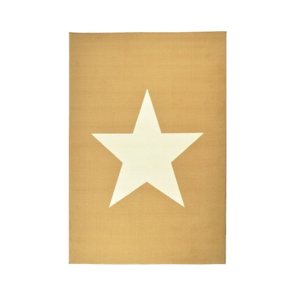 Otroška kremno rjava preproga Hanse Home Star, 140 x 200 cm