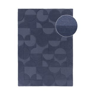 Modra volnena preproga Flair Rugs Gigi, 120 x 170 cm