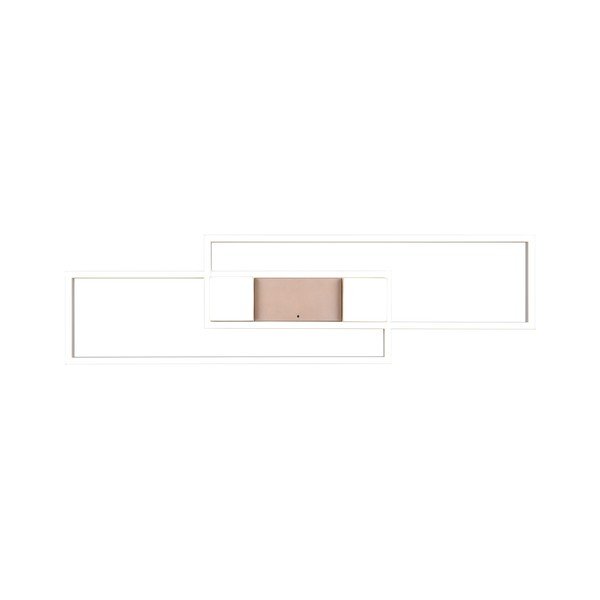 Belo-bronasta zatemnitvena LED stropna svetilka z daljinskim upravljalnikom 28x100 cm Albany – Trio-image-4